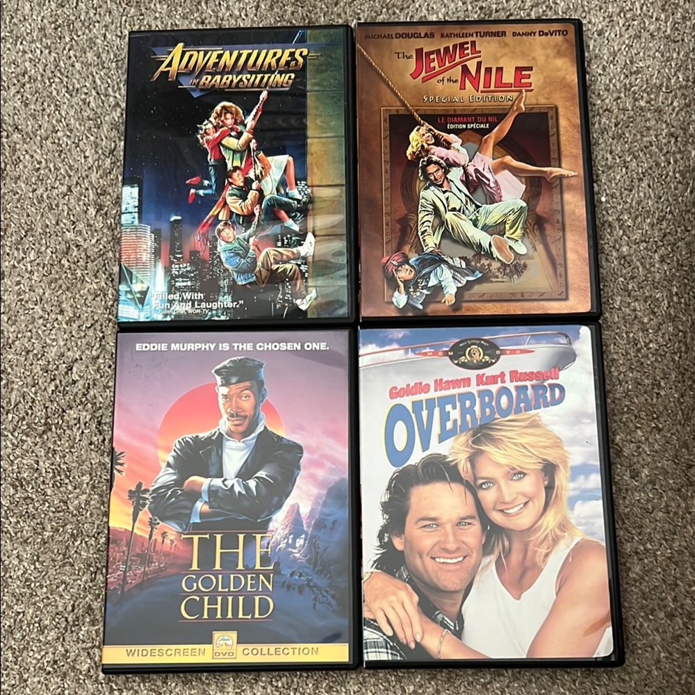 Set of 4 Classic 1980’s Comedy DVDs
